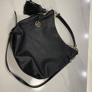 Authentic Michael Kors hobo bag with zip closure